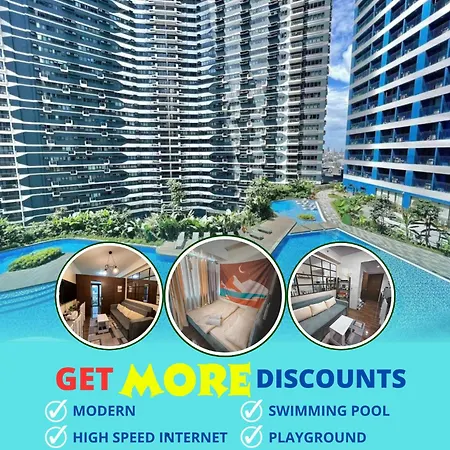 Apartment Condo In Air Residences Makati Wifi Netflix Disney, Pool & Mall
